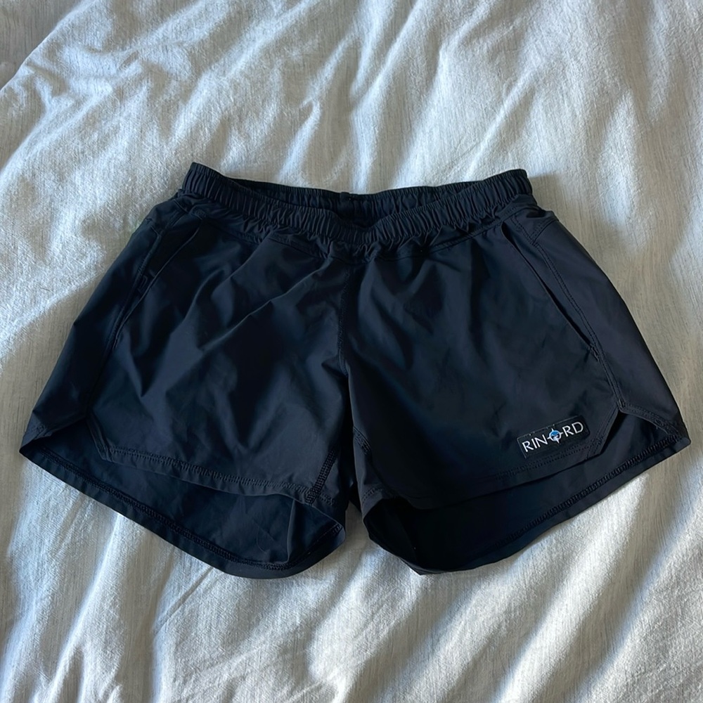 Black athletic shorts
